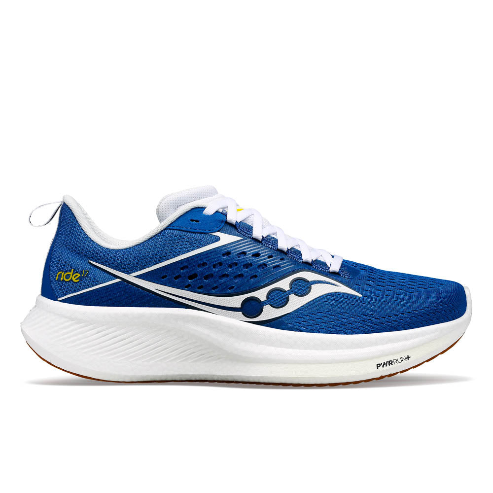 Women's Saucony Ride 17, Cobalt/White, 8.5 B Medium