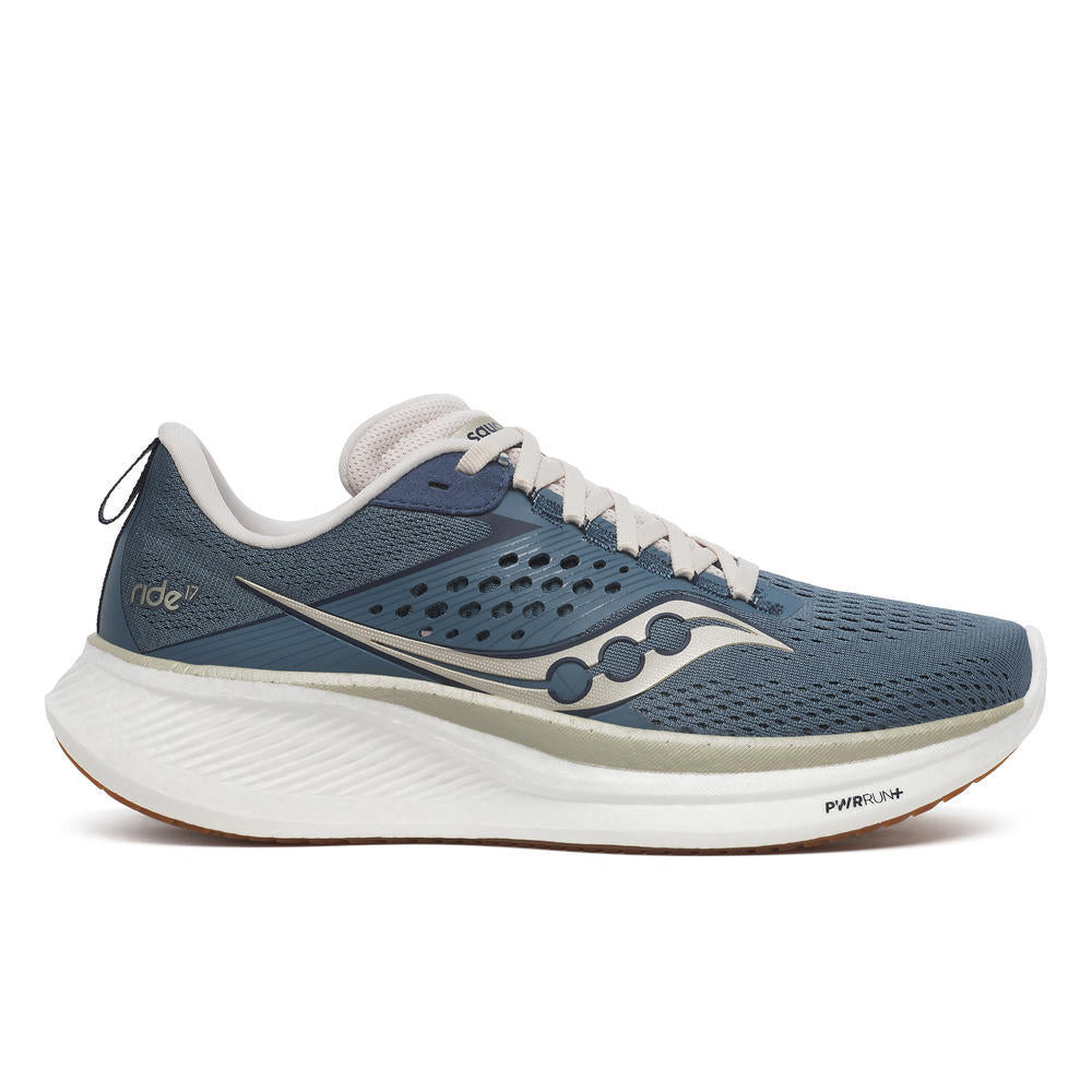 Women's Saucony Ride 17, Mirage/Gum, 10.5 B Medium