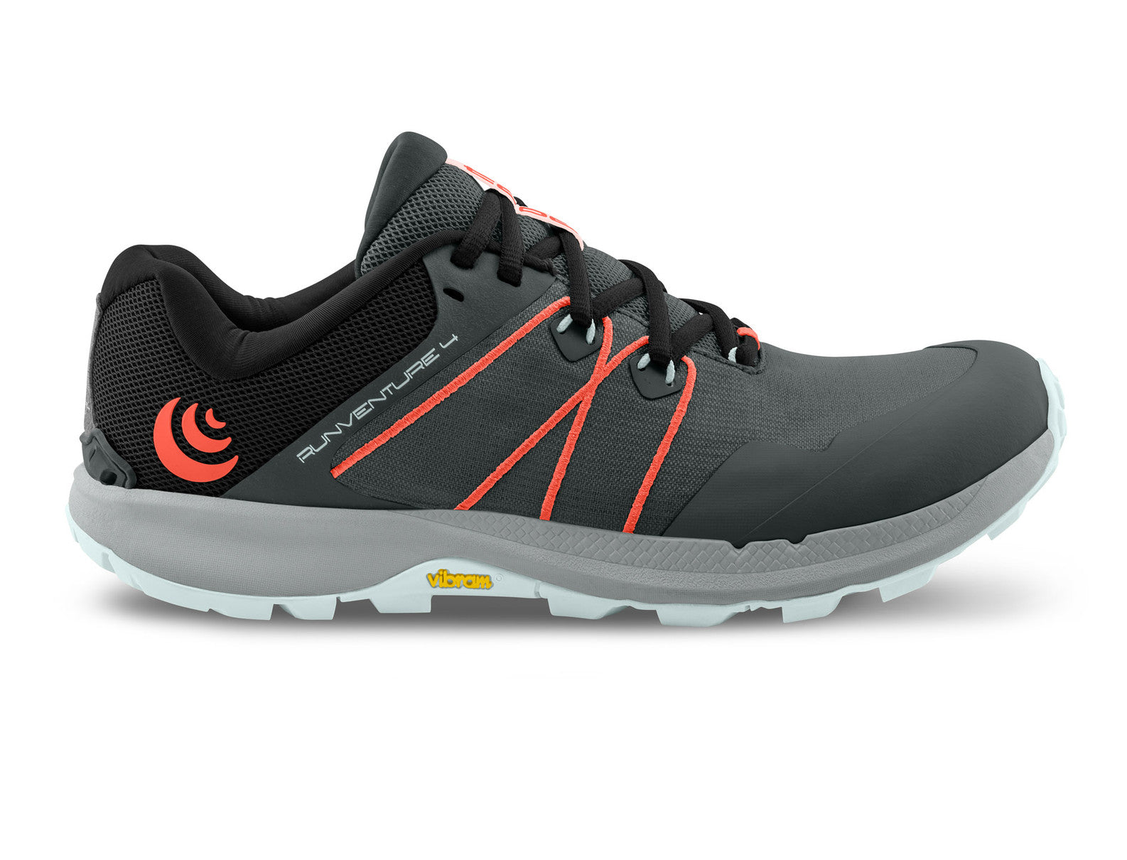 Women's Topo Athletic Runventure 4, Grey/Cloud, 7.5 B Medium
