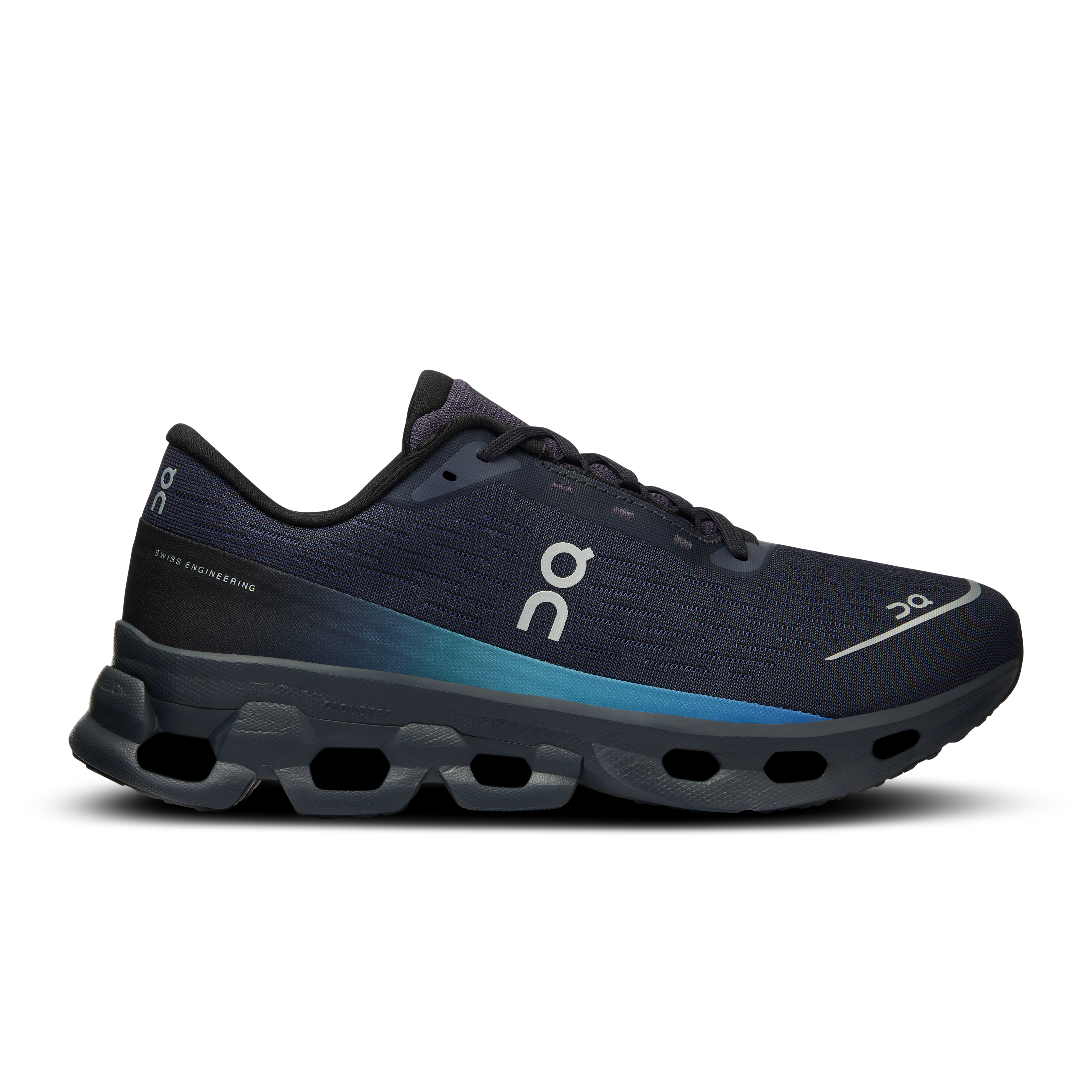 Women's On Cloudspark, Black/Blueberry, 7 B Medium