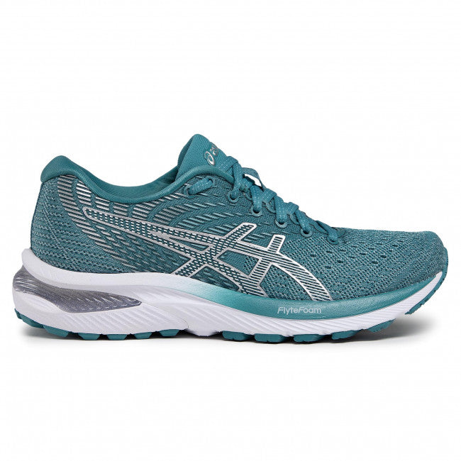 Women's Asics Gel-Cumulus 22, Smoke Blue/White, 8.5 B Medium