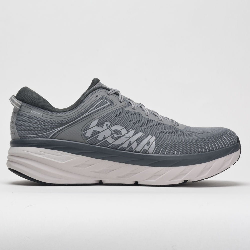 Men's Hoka Bondi 7, Wild Dove/Dark Shadow, 12.5 2E Wide
