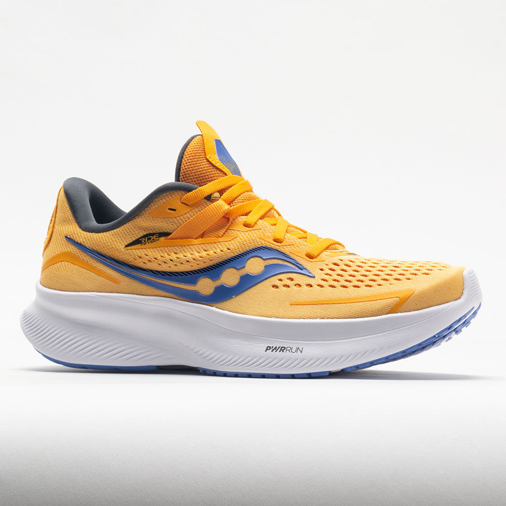 Women's Saucony Ride 15, Gold/Horizon, 8 B Medium