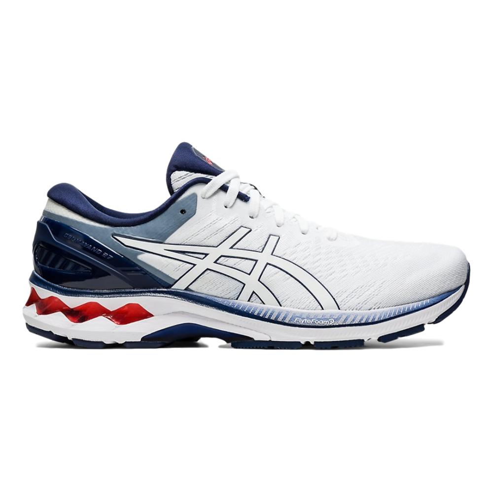 Men's Asics Gel-Kayano 27, White/Peacoat, 13 D Medium
