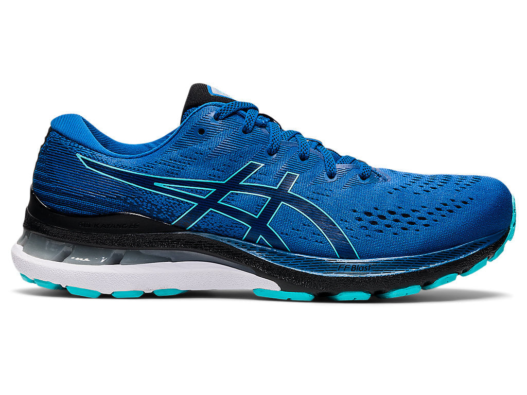 Men's Asics Gel-Kayano 28, Lake Drive/Black, 11.5 D Medium
