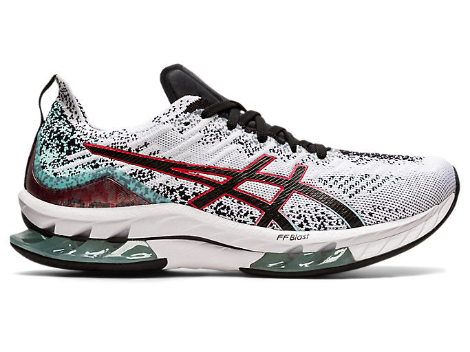 Men's Asics Gel-Kinsei Blast, White/Black, 11 D Medium