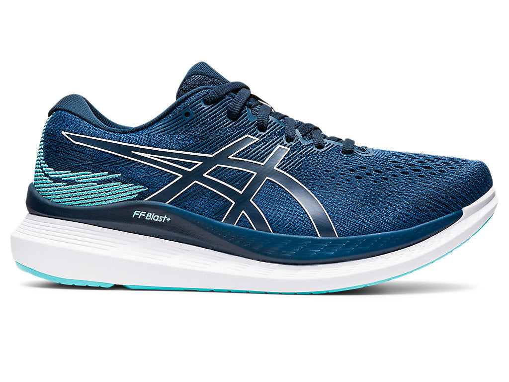 Men's Asics GlideRide 3, Mako Blue/French Blue, 10.5 D Medium