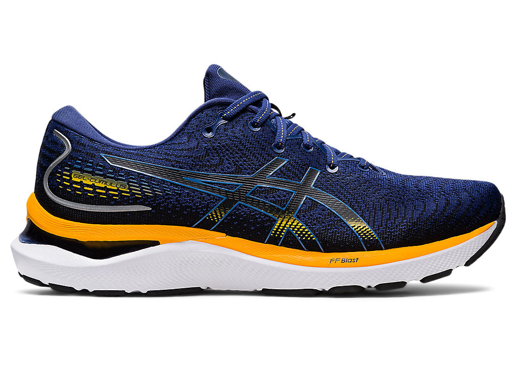 Men's Asics Gel-Cumulus 24, Deep Ocean/Amber, 12 D Medium
