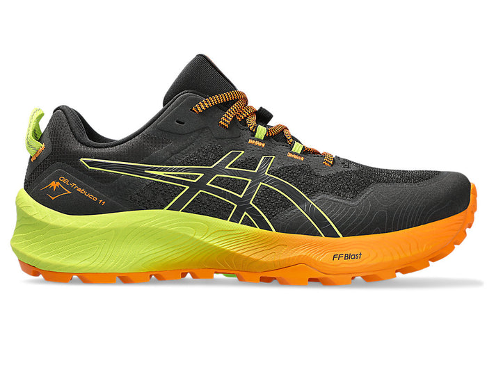Men's Asics Gel-Trabuco 11, Black/Neon Lime, 9.5 D Medium