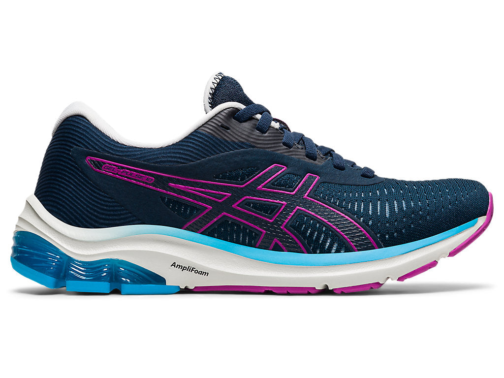 Women's Asics Gel-Pulse 12, French Blue/Digital Grape, 8 B Medium