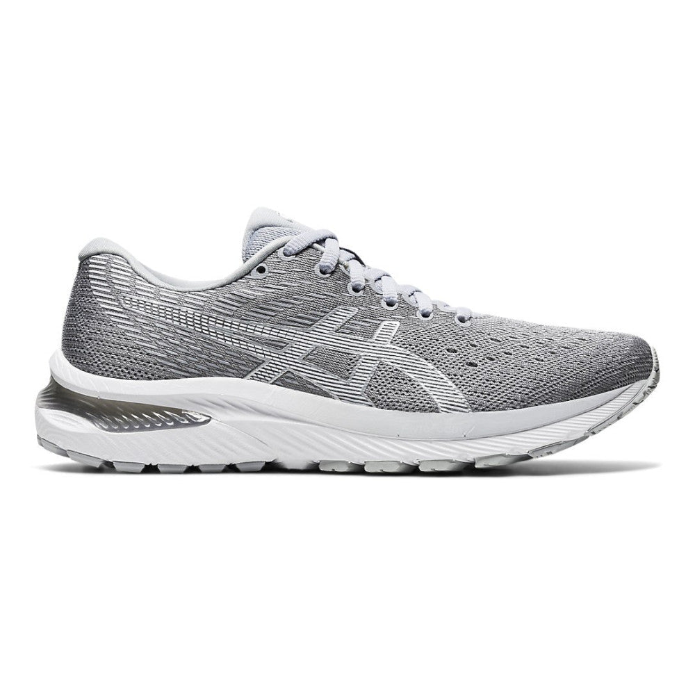 Women's Asics Gel-Cumulus 22, Piedmont Grey/White, 8.5 B Medium
