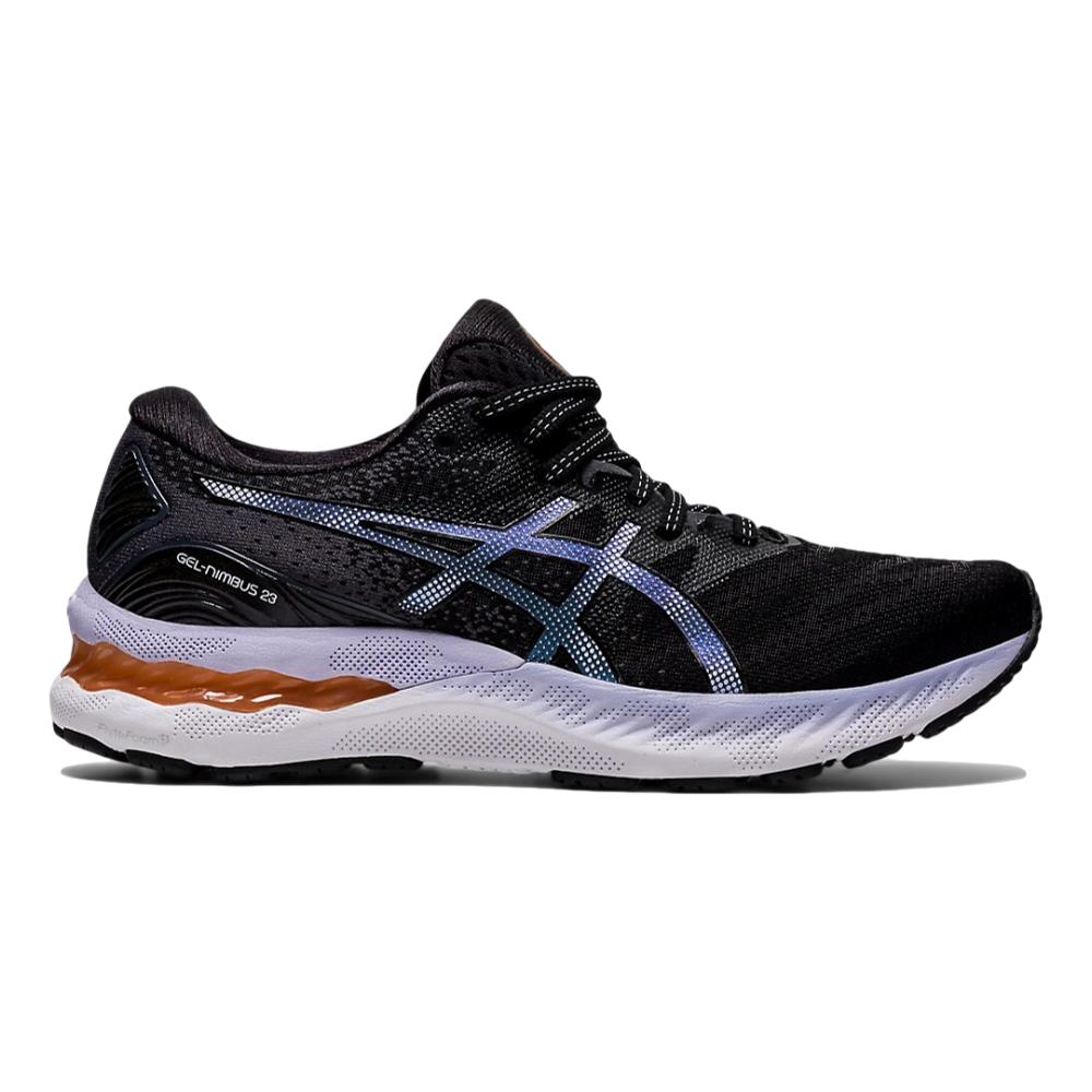Women's Asics GEL-Nimbus 23, Black/Carrier Grey, 9 B Medium