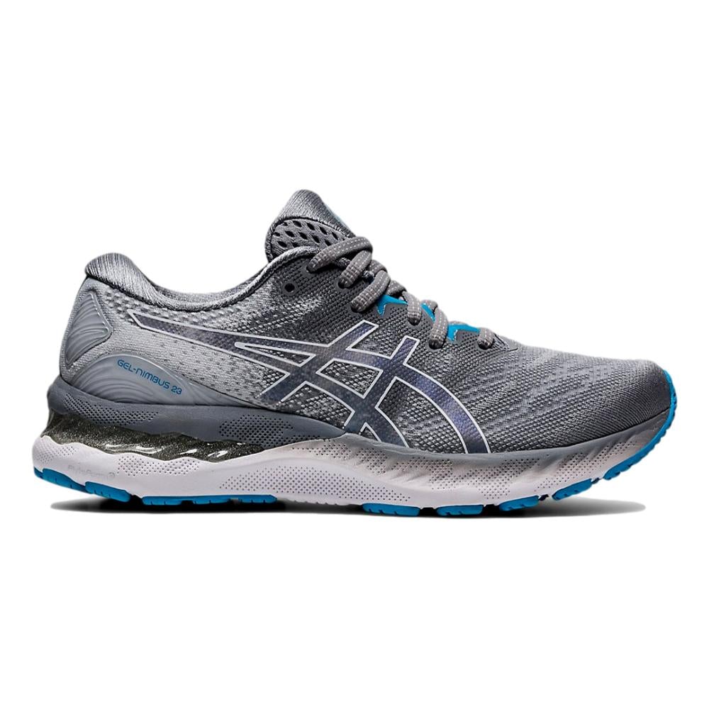 Women's Asics Gel-Nimbus 23, Sheet Rock/White, 10.5 B Medium