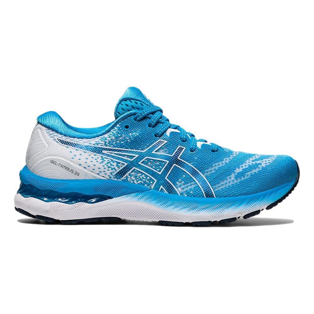 Women's Asics Gel-Nimbus 23, Digital Aqua/White, 11 B Medium