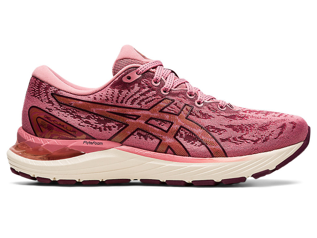Women's Asics Gel-Cumulus 23, Smokey Rose/DEEP Mars, 8 B Medium