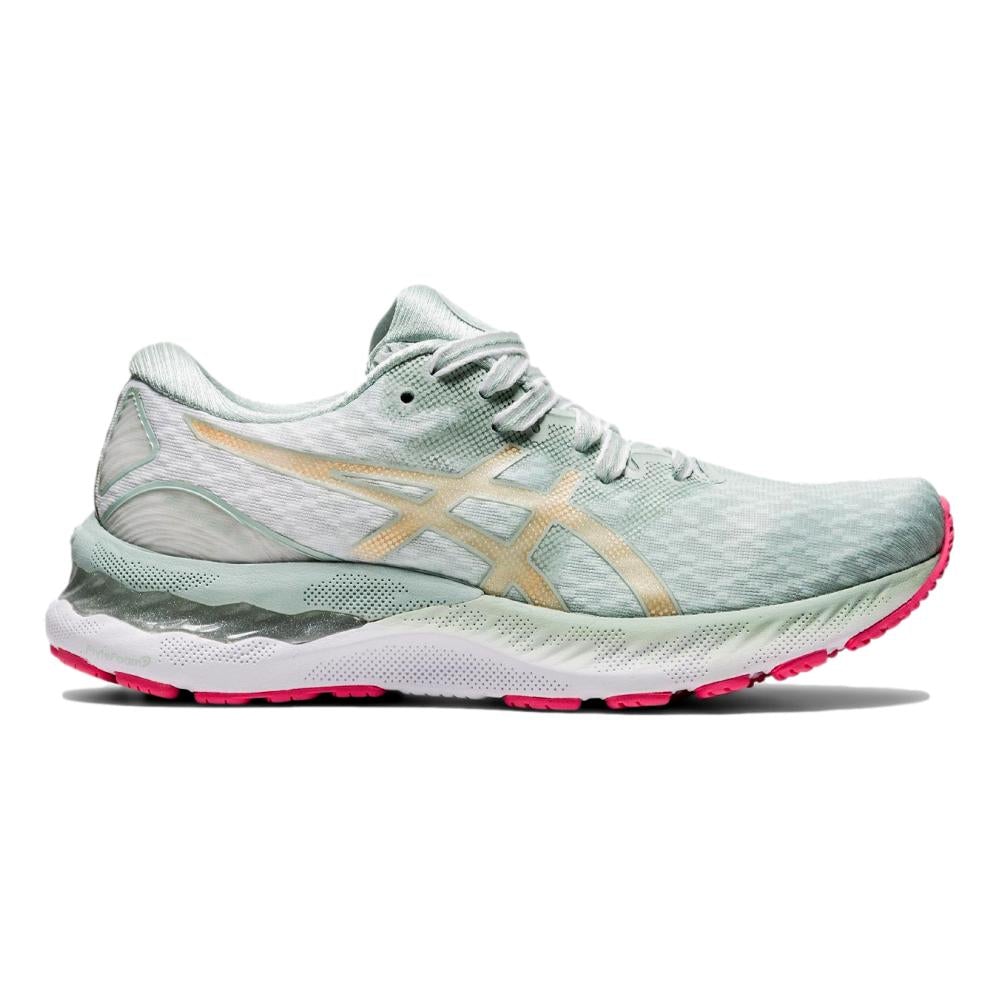 Women's Asics Gel-Nimbus 23, Lichen Rock/Champagne, 7 B Medium