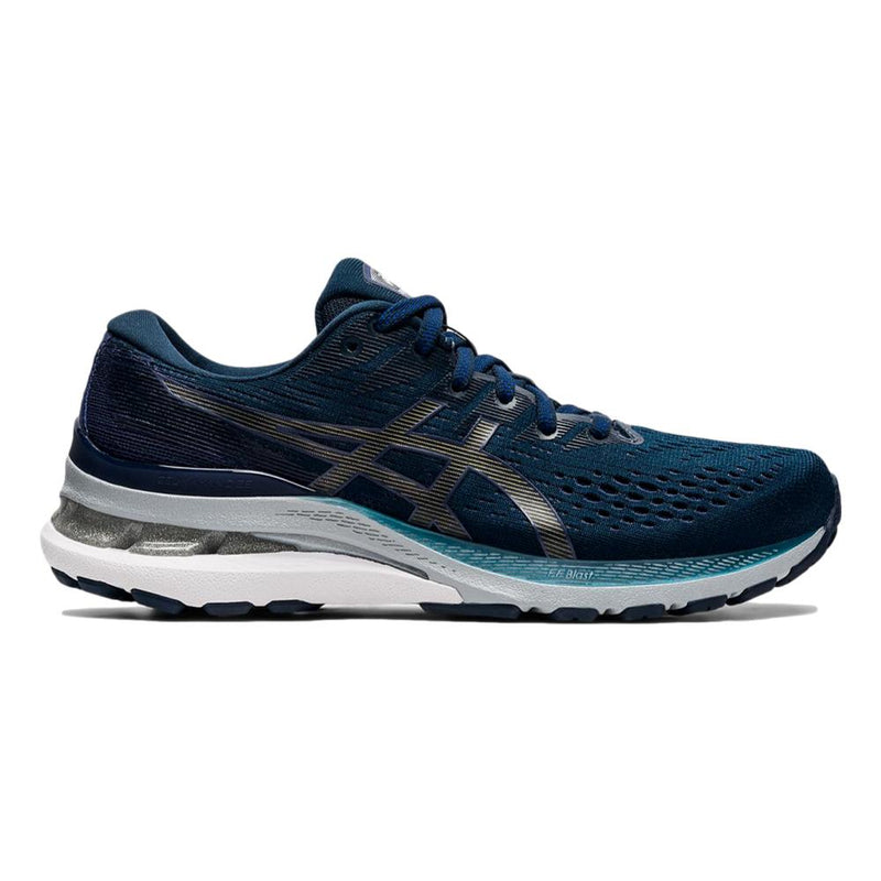 Women's Asics Gel-Kayano 28, French Blue/Thunder Blue, 5.5 D Wide