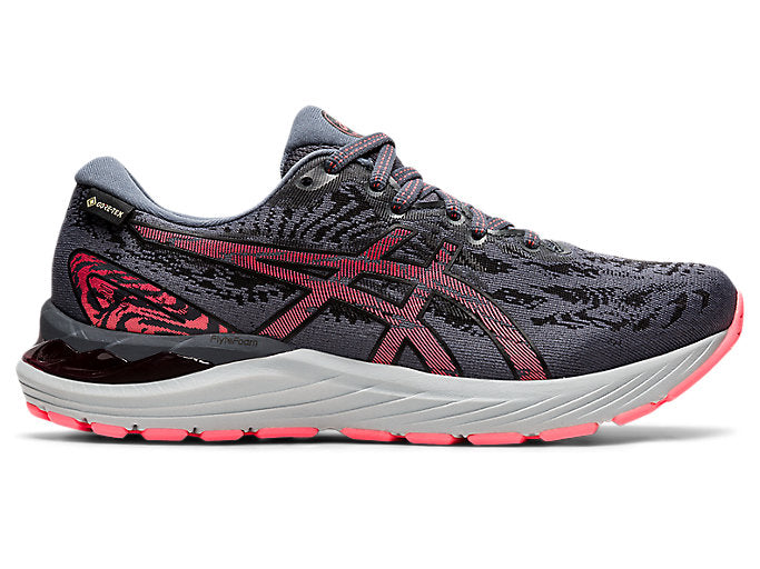 Women's Asics Gel-Cumulus 23 GTX, Carrier Grey/Black, 9 B Medium
