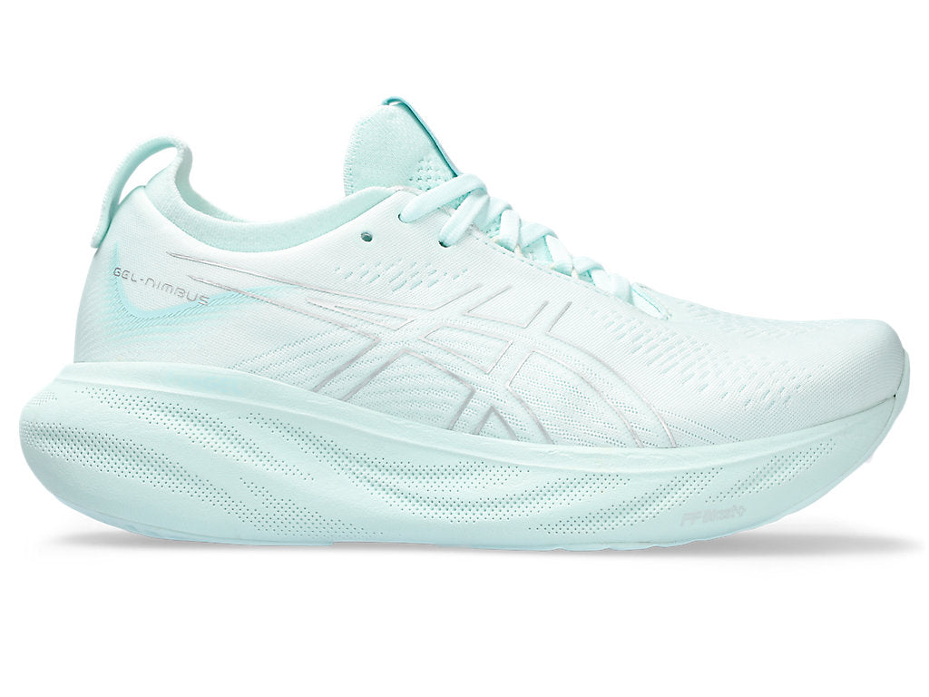 Women's Asics Gel-Nimbus 25, Soothing Sea/Sea Glass, 9 B Medium