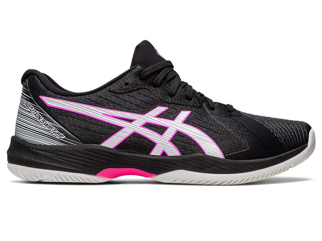 Men's Asics Solution Swift FlyteFoam, Black/Hot Pink, 12 D Medium
