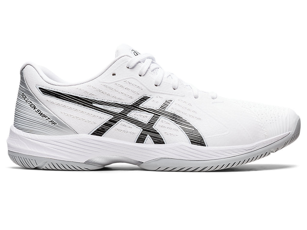 Men's Asics Solution Swift FlyteFoam, White/Black, 10 D Medium