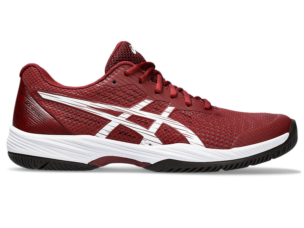 Men's Asics Gel-Game 9, Antique Red/White, 12.5 D Medium