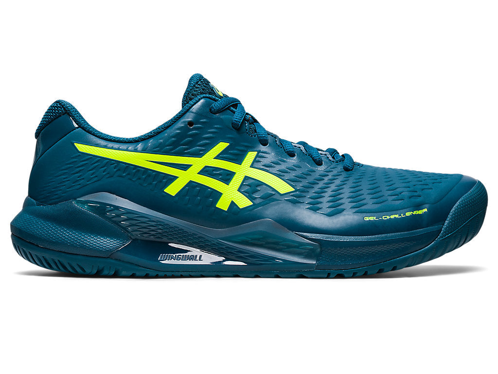 Men's Asics Gel-Challenger 14, Restful Teal/Safety Yellow, 10.5 D Medium
