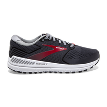 Men's Brooks Beast '20, Blackened Pearl/Black/Red, 8.5 D Medium