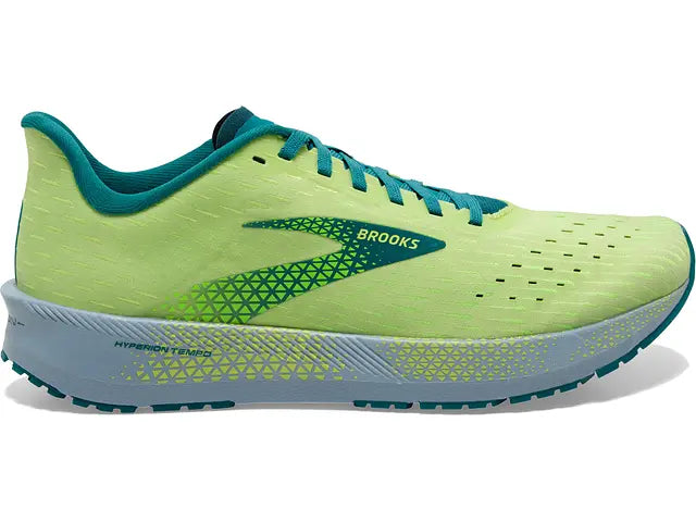 Men's Brooks Hyperion Tempo, Green/Kayaking/Dusty Blue, 12 D Medium