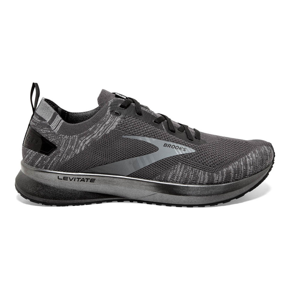 Men's Brooks Levitate 4, Blackened Pearl/Grey/Black, 10 D Medium