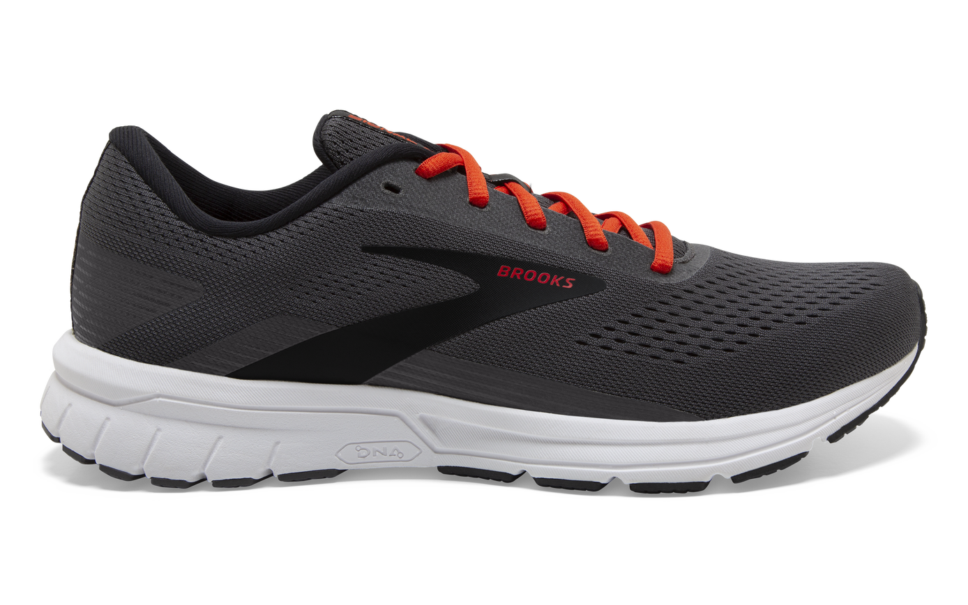 Men's Brooks Signal 3, Blackened Pearl/Black/Red Clay, 7 D Medium