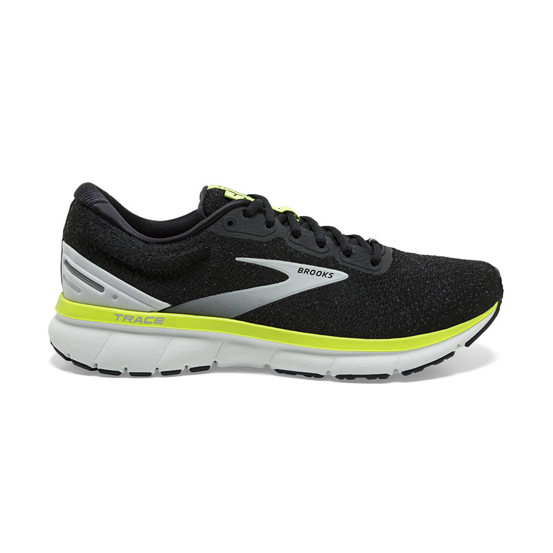 Men's Brooks Trace, Black/Grey/Nightlife, 10 D Medium