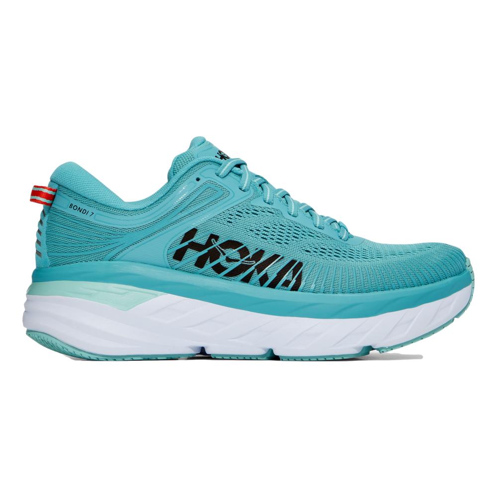 Women's Hoka Bondi 7, Aquarelle/Eggshell Blue, 6 B Medium