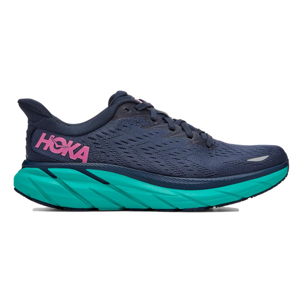 Women's Hoka Clifton 8, Outer Space/Atlantis, 7 B Medium