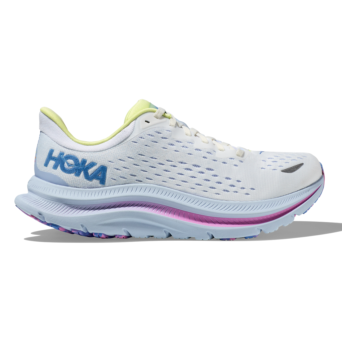 Women's Hoka Kawana, White/Ice Water, 9.5 B Medium