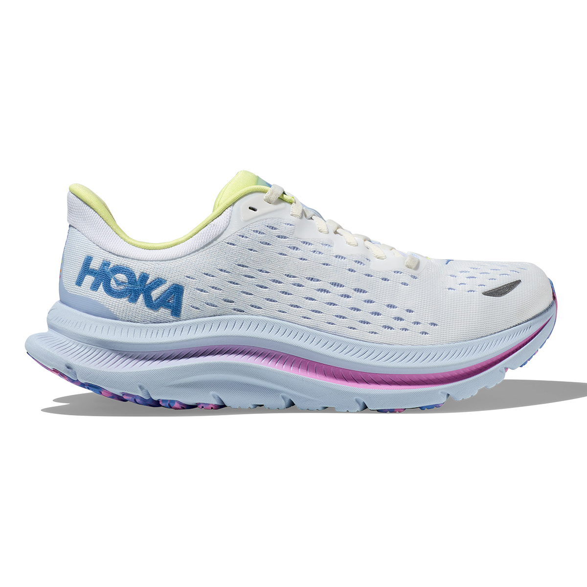 Women's Hoka Kawana, White/Ice Water, 10 B Medium