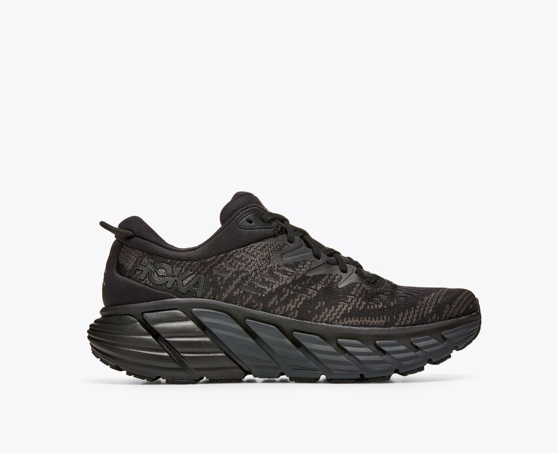 Men's Hoka Gaviota 4, Black/Black, 10.5 D Medium