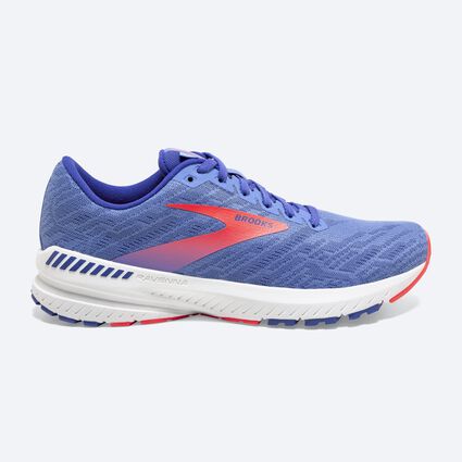 Women's Brooks Ravenna 11, Cornflower/Blue/Coral, 9 B Medium