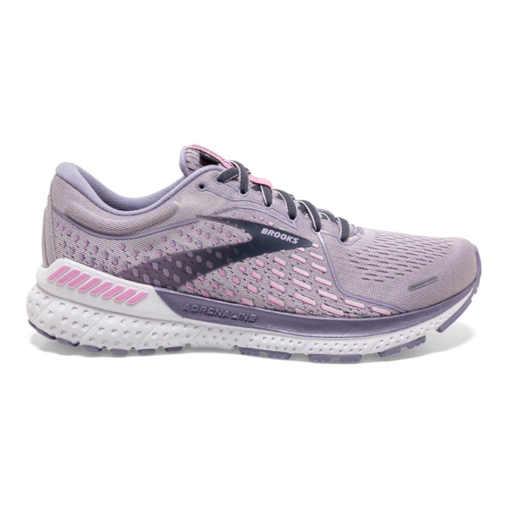 Women's Brooks Adrenaline GTS 21, Iris/Lilac Scachet/Ombre Blue, 9.5 B Medium