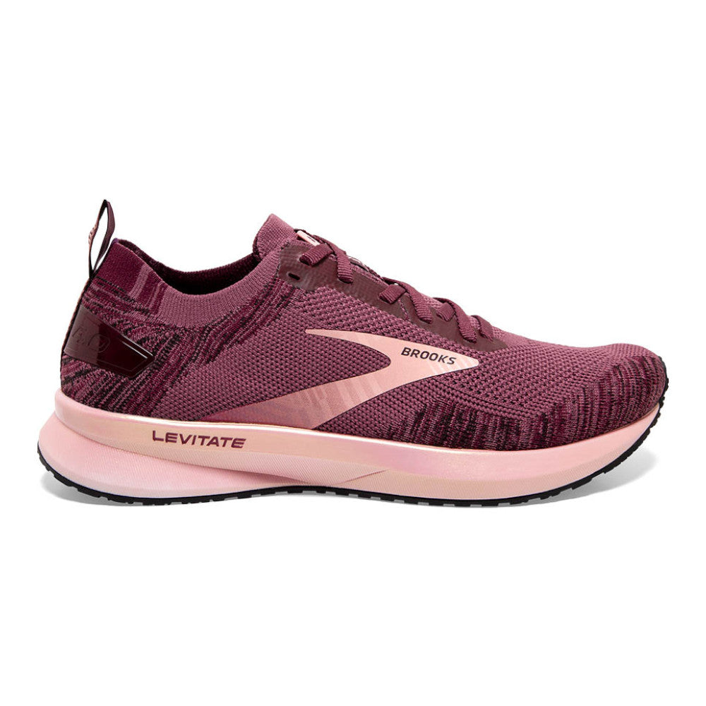 Women's Brooks Levitate 4, Nocturne/Coral/Zinfandel, 10.5 B Medium