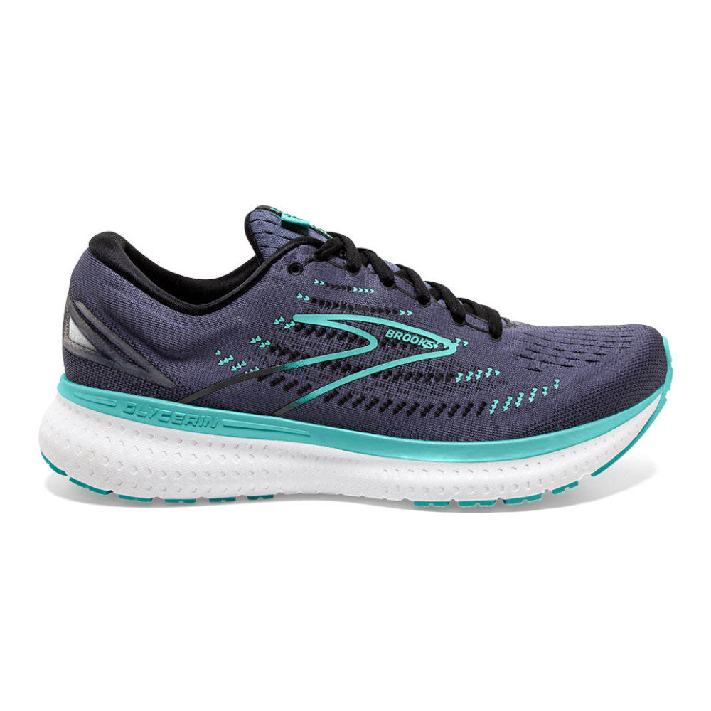 Women's Brooks Glycerin 19, Nightshadow/Black/Blue, 7.5 B Medium