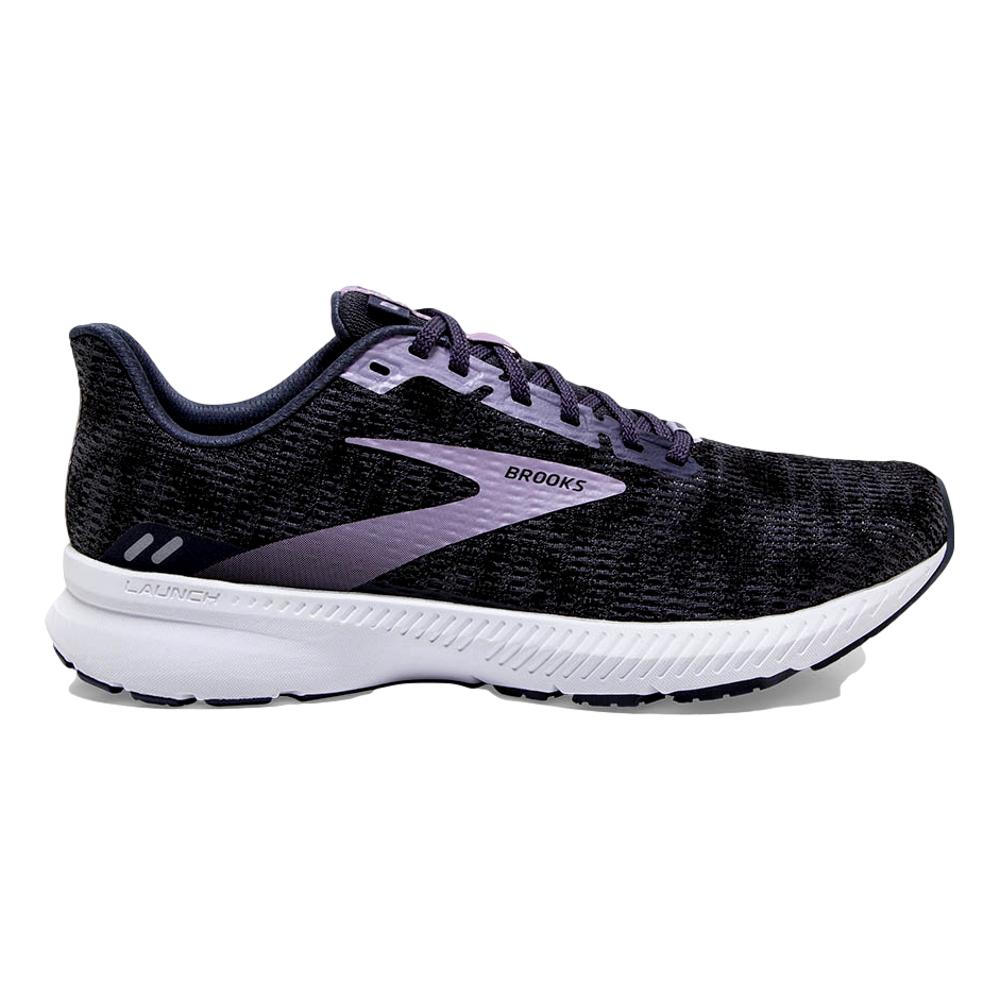 Women's Brooks Launch 8, Black/Ombre/Iris, 8.5 B Medium