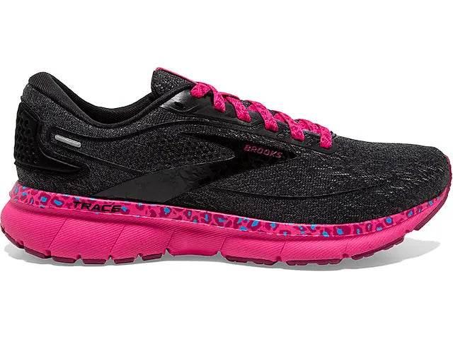 Women's Brooks Trace 2, Magenta/Black/Ebony, 12 B Medium