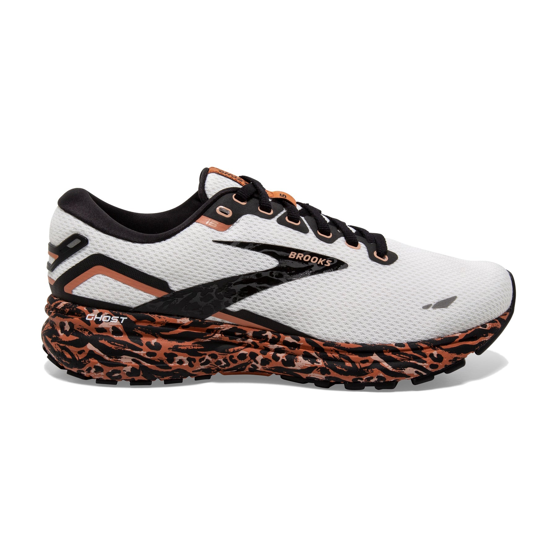 Women's Brooks Ghost 15, Sunburn/Maple/Black, 11 B Medium
