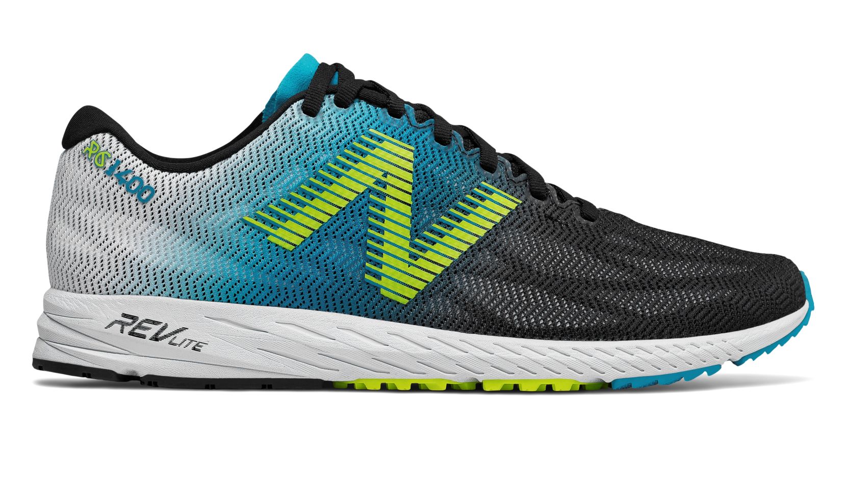Men's New Balance 1400 v6, Blue/Black, 8 D Medium