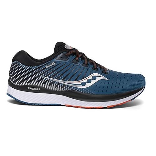 Men's Saucony Guide 13, Blue/Silver, 8 D Medium