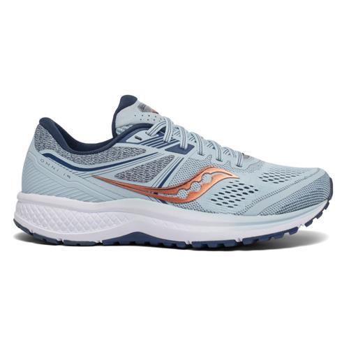 Women's Saucony Omni 19, Sky/Storm, 5.5 B Medium