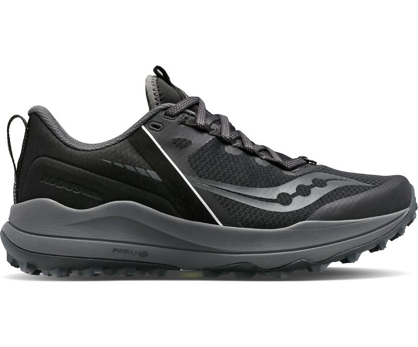 Men's Saucony Xodus Ultra, Black/Charcoal, 12 D Medium
