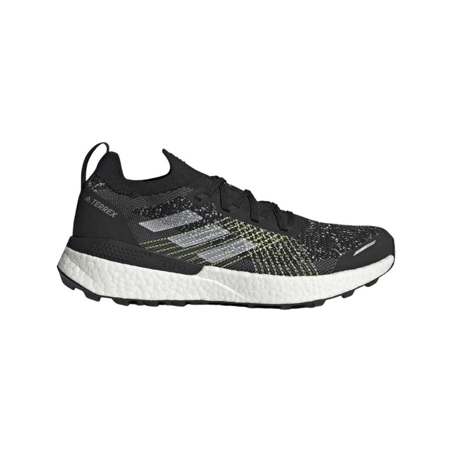 Women's Adidas Terrex Two Ultra, Parley Black/White/Solar Yellow, 9.5 Women's Adidas Terrex Two Ultra, Parley Black/White/Solar Yellow, 9.5