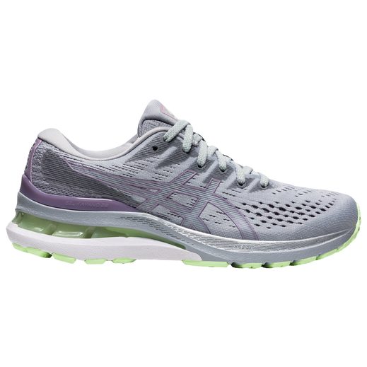 Women's Asics Gel-Kayano 28, Piedmont Grey/Soft Lavender, 11 B Medium